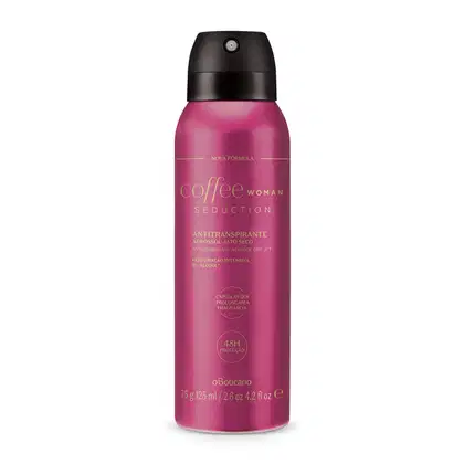 Imagem do produto Desodorante Antitranspirante Aerosol Coffee Woman Seduction 75g/125ml