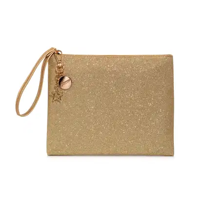 Imagem do produto Nécessaire Dourado Com Alça Glamour