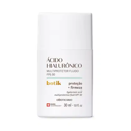 Imagem do produto Multiprotetor Fluído Botik Ácido Hialurônico FPS50 30ml