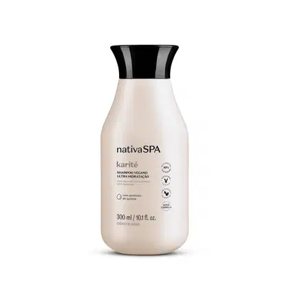Imagem do produto Shampoo Vegano Ultra Hidratação Nativa Spa Karité 300ml