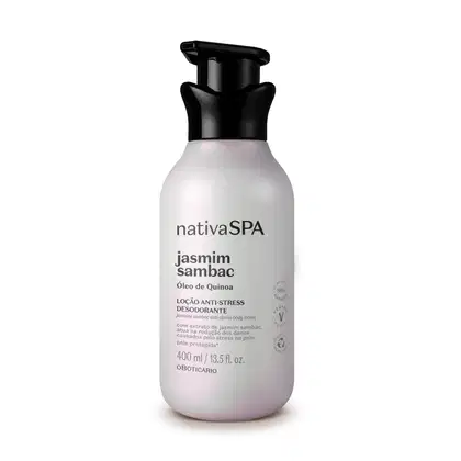 Imagem do produto Loção Hidratante Desodorante Corporal Anti-stress Nativa SPA Jasmim Sambac 400ml