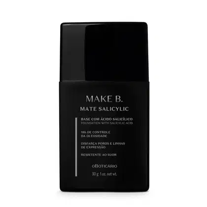 Imagem do produto o Boticário Make. B Mate Salicylic Cor 300 - Base Líquida 30g