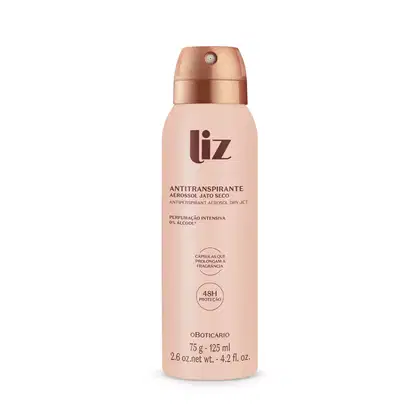 Imagem do produto Desodorante Antitranspirante Aerossol Liz 75g/125ml