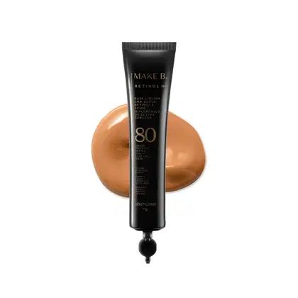 Imagem do produto Refil Base Líquida Cor 50 com FPS 80 Make B. Retinol H+ 26g