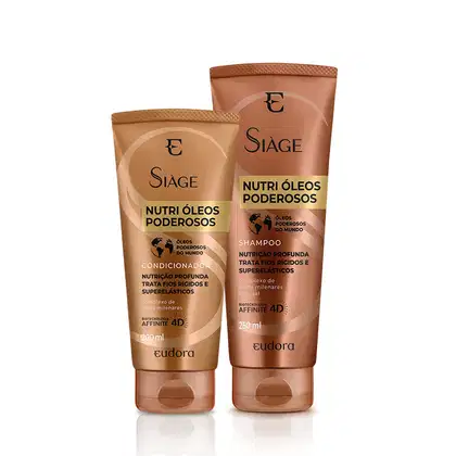 Imagem do produto Kit Siàge Nutri Óleos Poderosos Shampoo + Condicionador