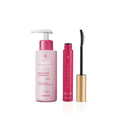 Imagem do produto Combo Niina Secrets: Demaquilante 100ml + Máscara Para Cílios 8g