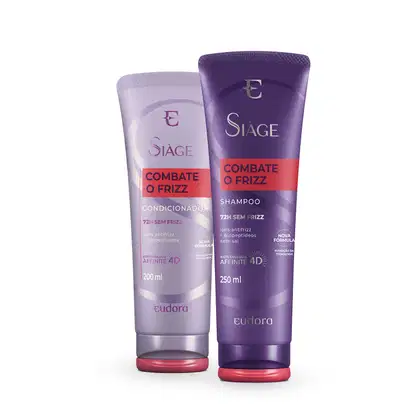 Imagem do produto Combo Siàge Combate o Frizz: Shampoo 250ml + Condicionador 200ml