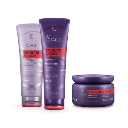 Imagem do produto Combo Siàge Combate o Frizz: Shampoo 250ml + Condicionador 200ml + Máscara Capilar 250g