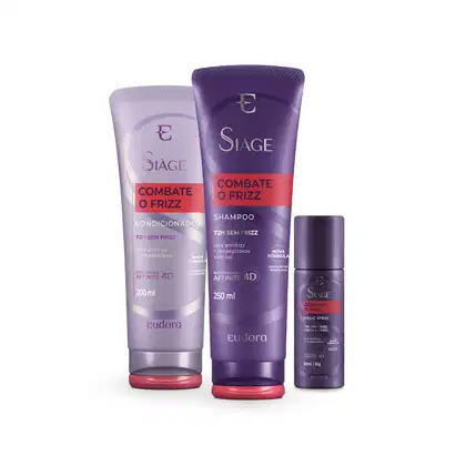 Imagem do produto Kit Eudora Siàge Combate o Frizz Trio Magic (3 Produtos)
