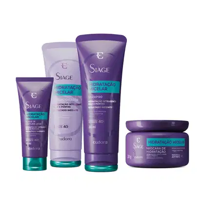 Imagem do produto Combo Siàge Hidratação Micelar (4 itens)