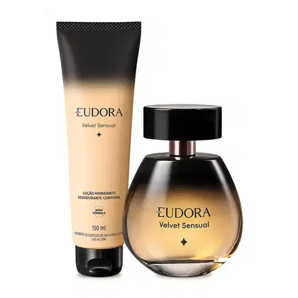 Imagem do produto Combo Eudora Velvet Sensual: Desodorante Colônia 100ml + Loção Corporal 150ml