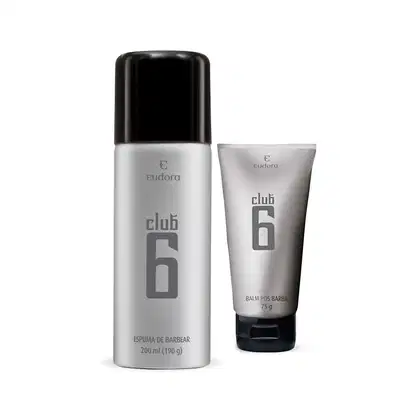 Imagem do produto Combo Club 6: Espuma de Barbear 200ml + Balm Pós-Barba 75g