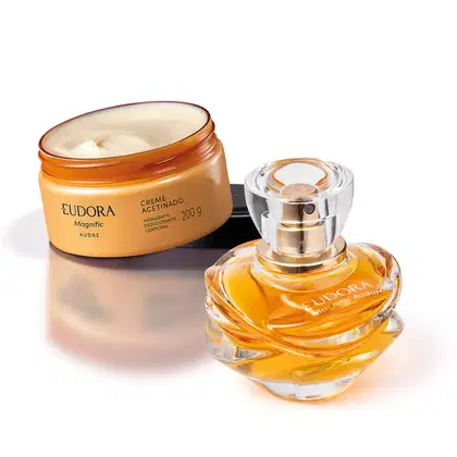Imagem do produto Combo Eudora Magnific Audaz: Eau de Parfum 75ml + Creme Acetinado Corporal 200g