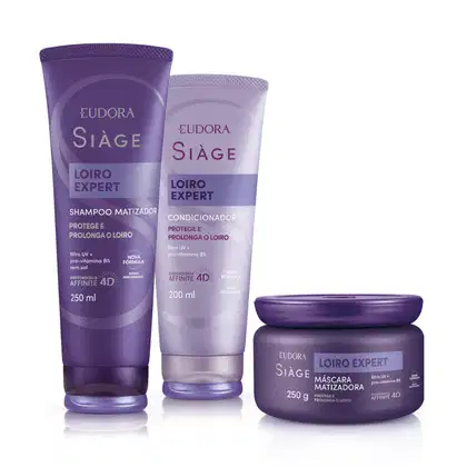 Imagem do produto Kit Eudora Siàge Loiro Expert Trio (3 Produtos)