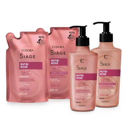 Imagem do produto Combo Siàge Nutri Rose (4 itens)