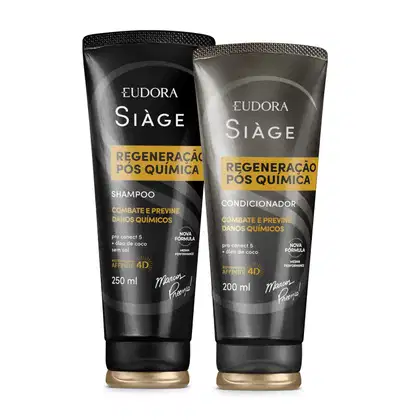 Imagem do produto Combo Siàge Regeneração Pós Química: Shampoo 250ml + Condicionador 200ml