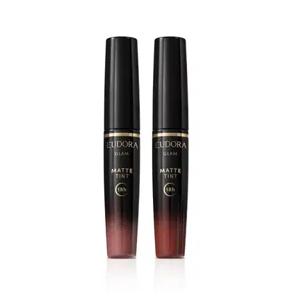 Imagem do produto Combo Batom Líquido Matte Tint: Rosé Vintage 4ml + Castanho Divino 4ml