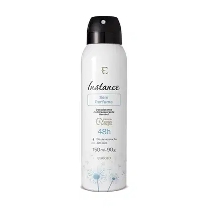 Imagem do produto Desodorante Antitranspirante Aerossol Sem Cheiro Instance 150ml/90g