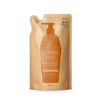 Imagem do produto Refil Hidratante Desodorante Corporal La Piel Âmbar Dourado 350ml