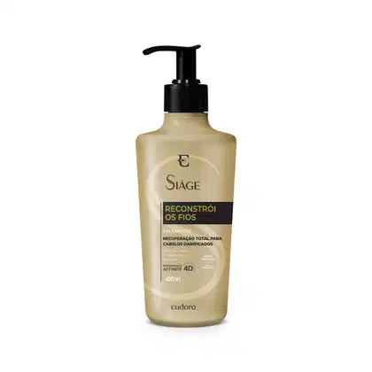 Imagem do produto Shampoo Siàge Reconstrói Os Fios 400ml
