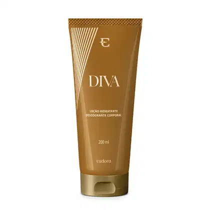 Imagem do produto Loção Hidratante Desodorante Colônia Corporal Diva 200ml