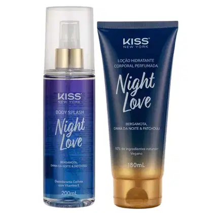 Imagem do produto Kit Body Splash + Loção Hidratante Night Love Kiss New York