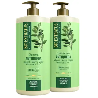 Imagem do produto Kit Bio Extratus Jaborandi Antiqueda Shampoo 1L e Condicionador 1L