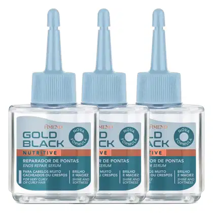 Imagem do produto Kit Amend Gold Black Nutritive Reparadores (3 Unidades)