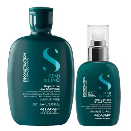 Imagem do produto Kit Alfaparf Semi Di Lino Reconstruction - Shampoo 250ml + Creme 125ml