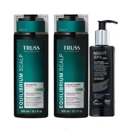 Imagem do produto Kit Truss Equilibrium Scalp - Shampoo 300ml + Condicionador 300ml + Night SPA 250ml