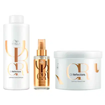 Imagem do produto Kit Wella Professionals Oil Reflections Duo Salon Treatment (3 Produtos)