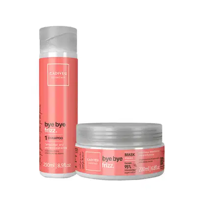Imagem do produto Kit Cadiveu Essentials Bye Bye Frizz - Shampoo e Máscara