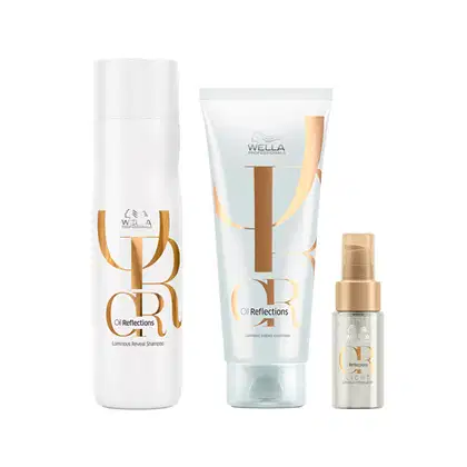 Imagem do produto Kit Wella Oil Reflections Shampoo + Condicionador + Óleo