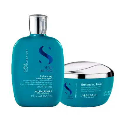 Imagem do produto Kit Alfaparf Milano Professional Semi Di Lino Curls Shampoo + Máscara