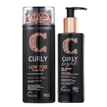 Imagem do produto Kit Truss Curly - Shampoo Low-Poo 300ml + Leave-In Light 250ml