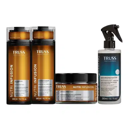 Imagem do produto Kit Truss Nutri Infusion - Shampoo 300ml + Condicionador 300ml + Máscara 180g + Uso Obrigatório Spray 260ml