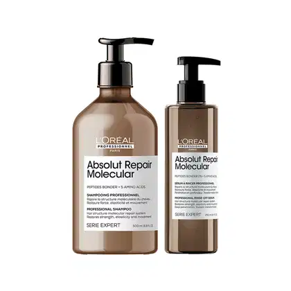 Imagem do produto Kit L'Oréal Professionnel Absolut Repair Molecular Shampoo 500ml + Sérum 250ml