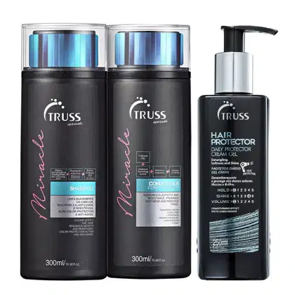 Imagem do produto Kit Truss Miracle Shampoo 300ml + Condicionador 300ml + Hair Protector 250ml
