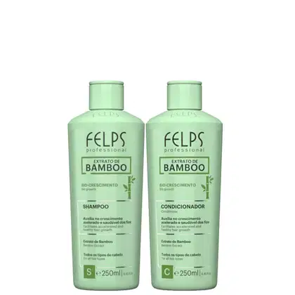 Imagem do produto Kit Felps Professional XMix Bio-Crescimento Extrato de Bamboo Home Care (2 Produtos)