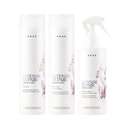 Imagem do produto Kit Braé Intense Repair By Ana Paula Siebert - Shampoo 250ml + Condicionador 250ml + Hair Repair 260ml