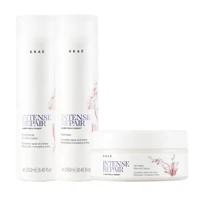 Imagem do produto Kit Braé Intense Repair By Ana Paula Siebert - Shampoo 250ml + Condicionador 250ml + Máscara 200g