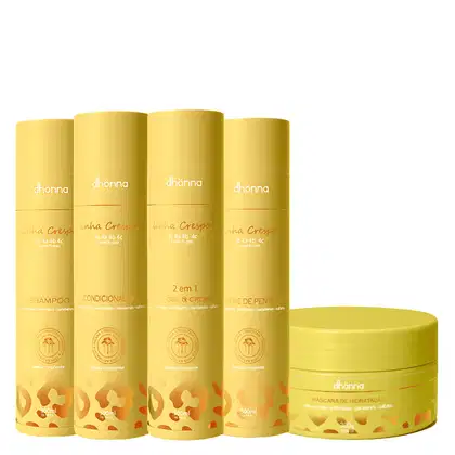 Imagem do produto Kit Crespos Dhonna | 5 Passos para Definição, Hidratação e Brilho