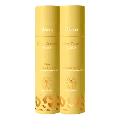 Imagem do produto Duo Creme e Gel Creme Crespos - Dhonna | Nutrição e Brilho Intenso Para Crespos