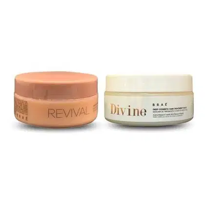 Imagem do produto Kit Braé Divine - Máscara 200g + Máscara Revival 200g