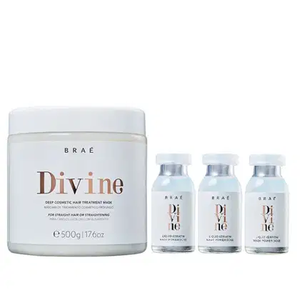 Imagem do produto Kit Braé Divine - Máscara 500g + 3x Ampola 13ml