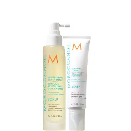 Imagem do produto Kit Moroccanoil Scalp - Tônico 100ml + Esfoliante Purificante 125ml