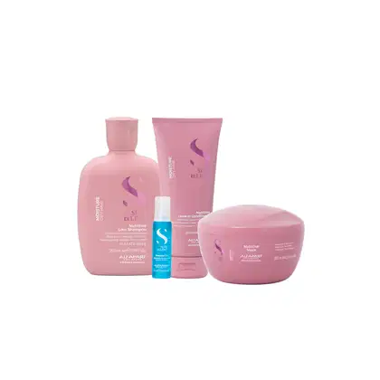 Imagem do produto Kit Moisture Shampoo, Cond, Máscara e Ampola - Alfaparf