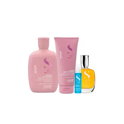 Imagem do produto Kit Alfaparf Semi Di Lino Moisture & Sublime (4 Produtos)