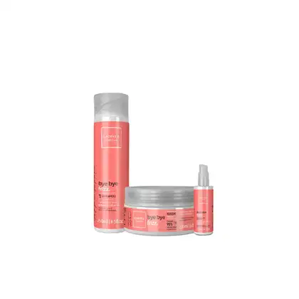 Imagem do produto Kit Bye Bye Frizz Shampoo 250ml Mascara e Leave-in - Cadiveu