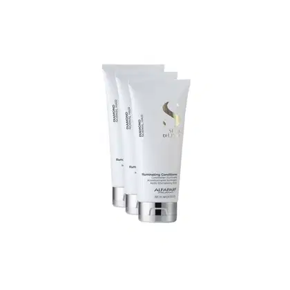 Imagem do produto Kit 3 Condicionador Alfaparf Diamond Illuminating  200ml